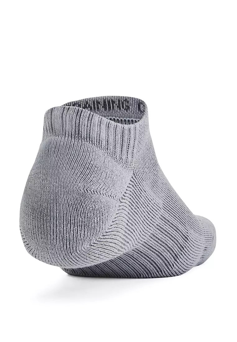 Training Cotton Unisex 3-Pack No Show Socks