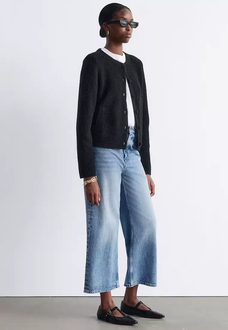 T-Bar Leather Ballet Flats
