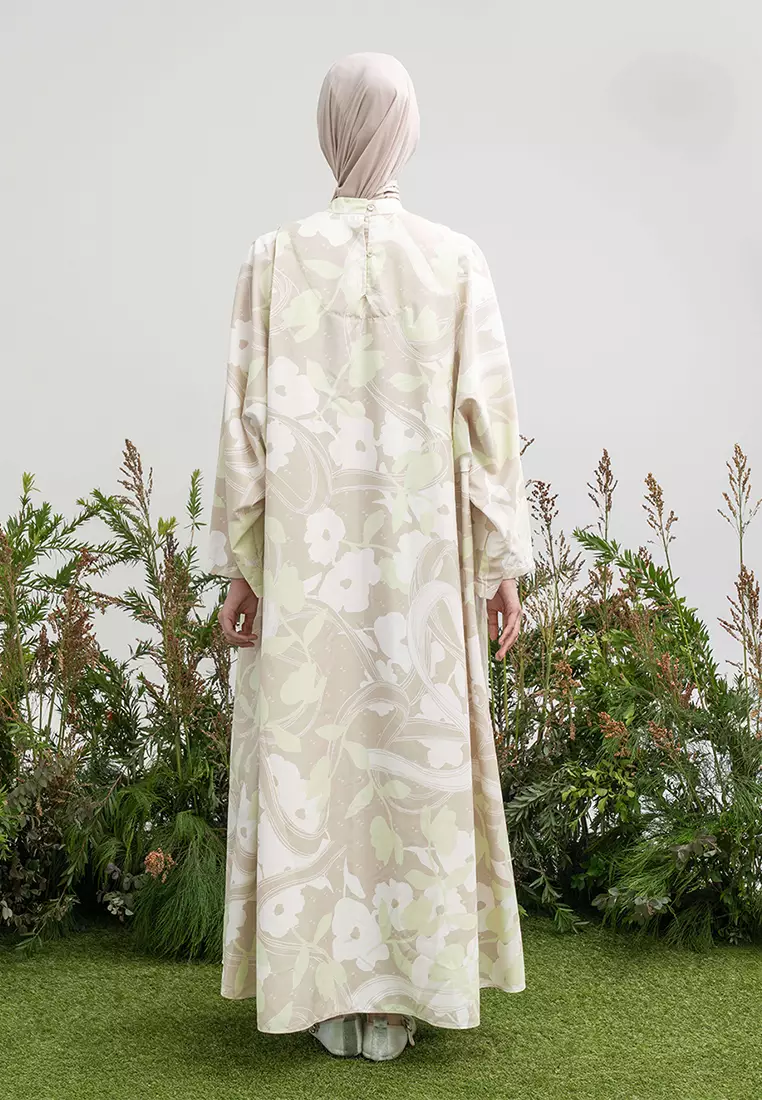 Kami Nizwa Loose Kaftan Beige