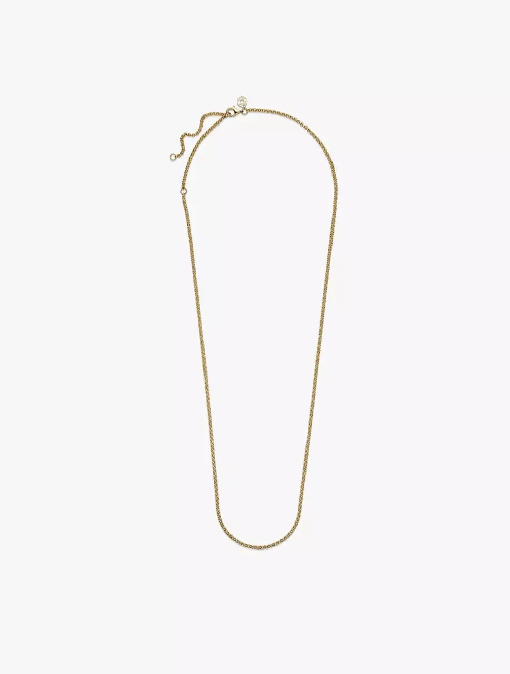 14k Gold-plated rolo necklace