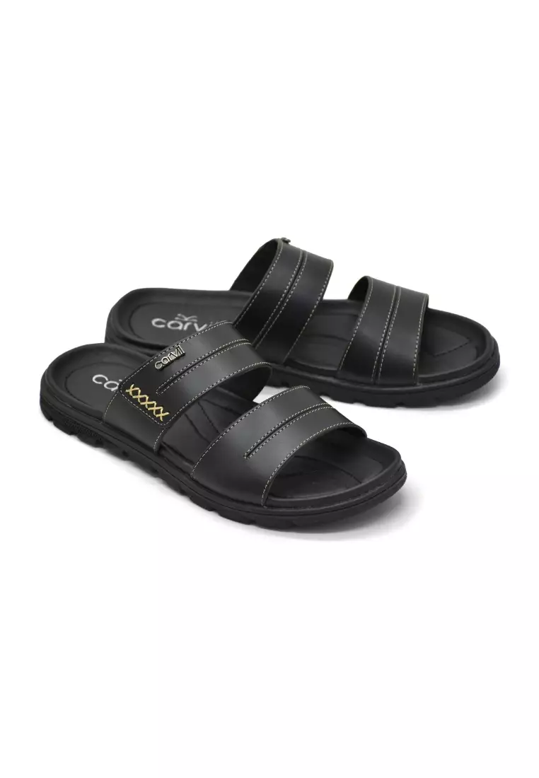 Carvil Sandal Pria Newtom-02 M Black