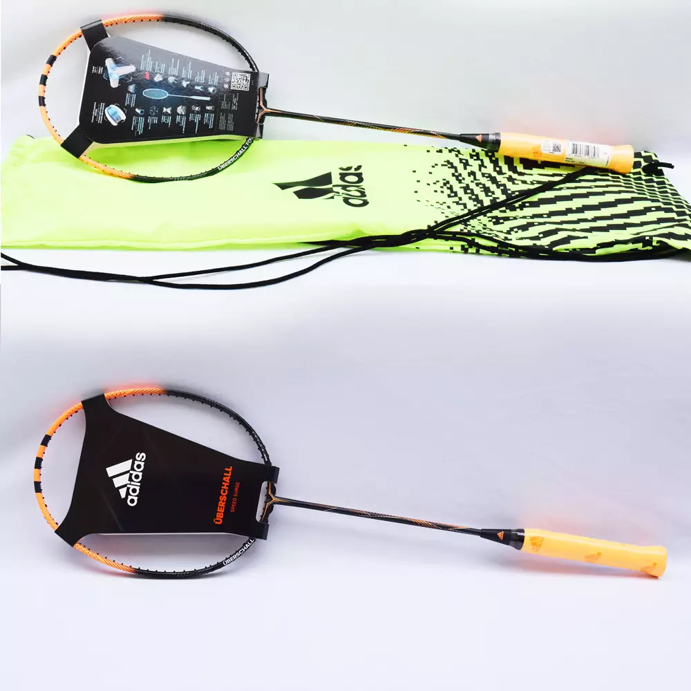 Raket Bulutangkis Badminton Adidas uberschall F09.2 Black