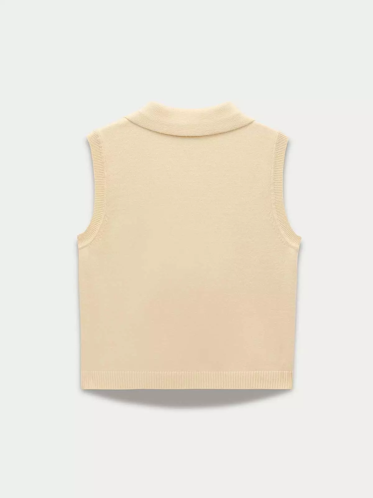 Pomelo - Tank top / Camisole Wanita - Cable Knit Top - Yellow