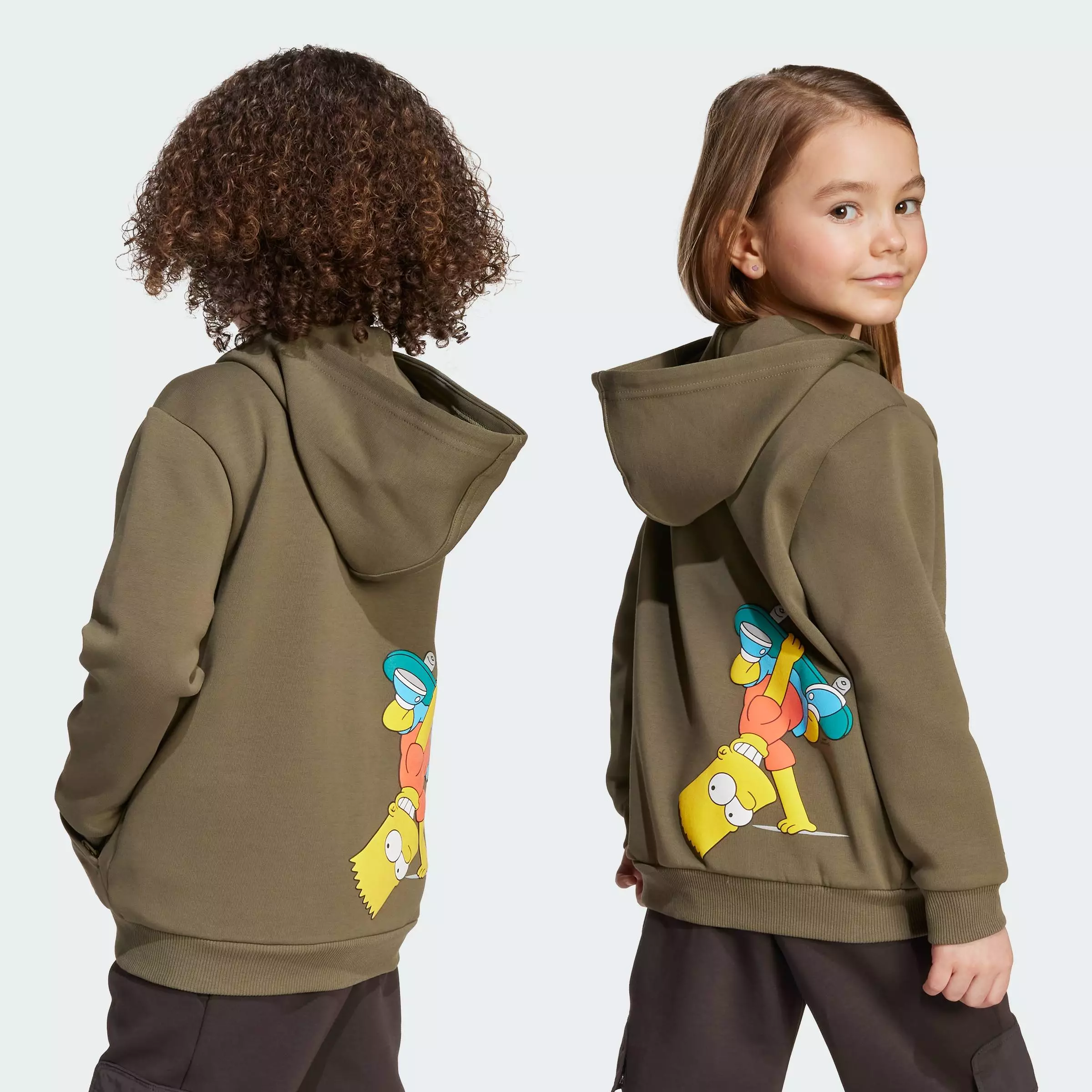 Lifestyle The Simpsons Track Top Kids Unisex Green JL9198
