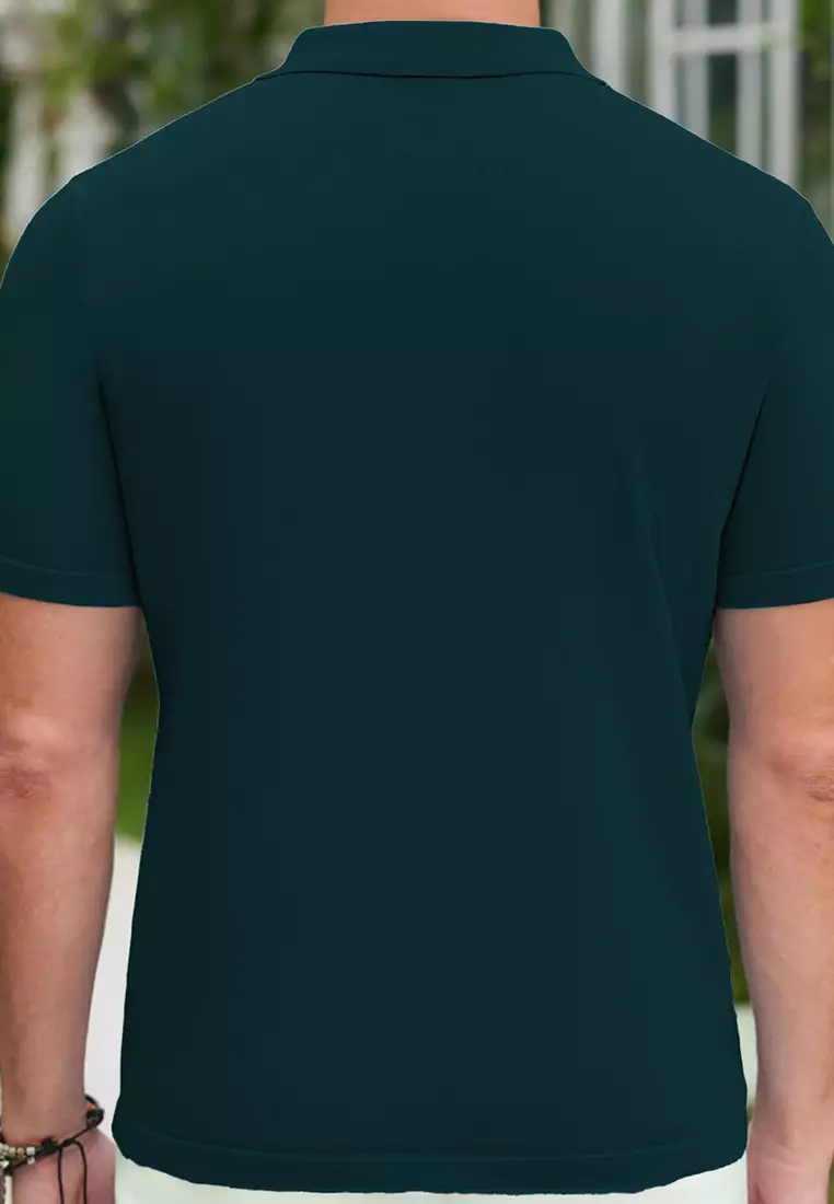 Contrast Stripe Short Sleeve Polo Shirt SY0045