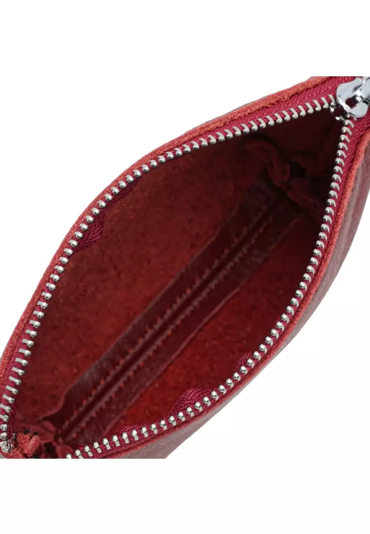 Leather Coin Pouch Zipper Wallet JK 40156