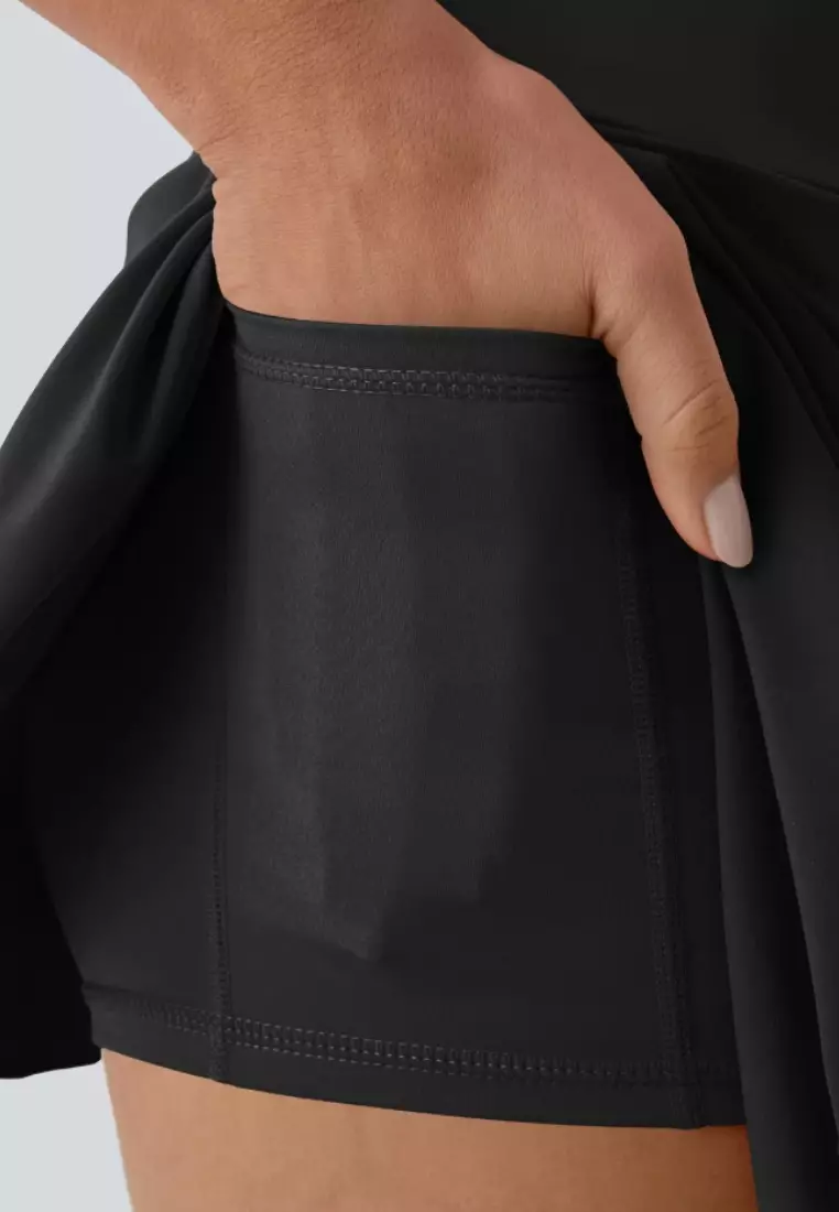 Raya Skirt – 2-in-1 High Waist Sports Skort with Built-in Shorts & Pocket for Tennis Badminton Gym & Everyday Wear