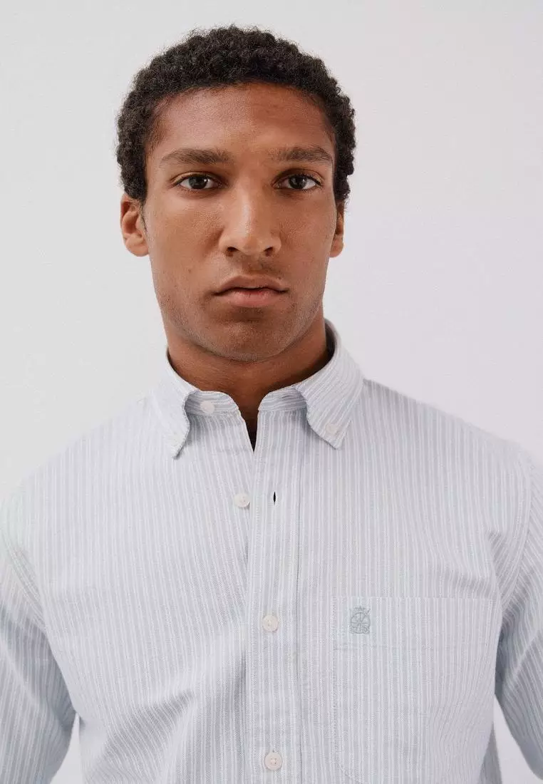 Striped oxford shirt