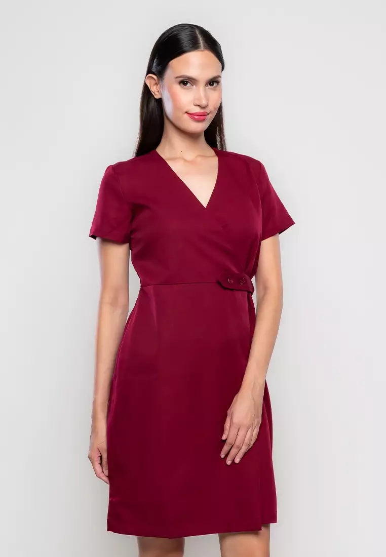 Alexanne Wrap Dress with Adjustable Waist Detail