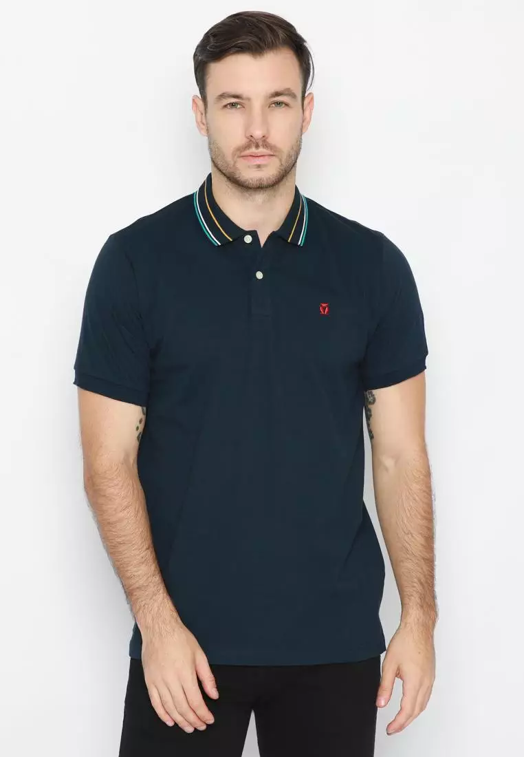 MATSUDA Kaos Polo Shirt Pria Kerah Ikoma