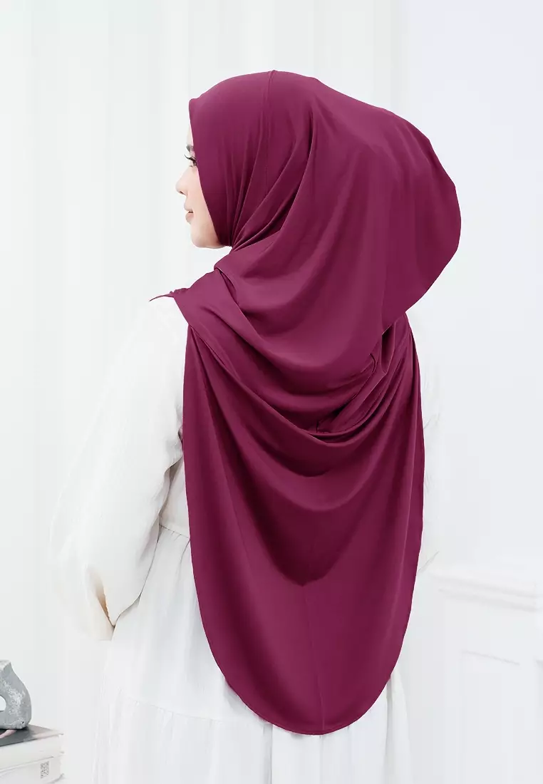 HIJAB INSTAN NAIMA - BURGUNDY