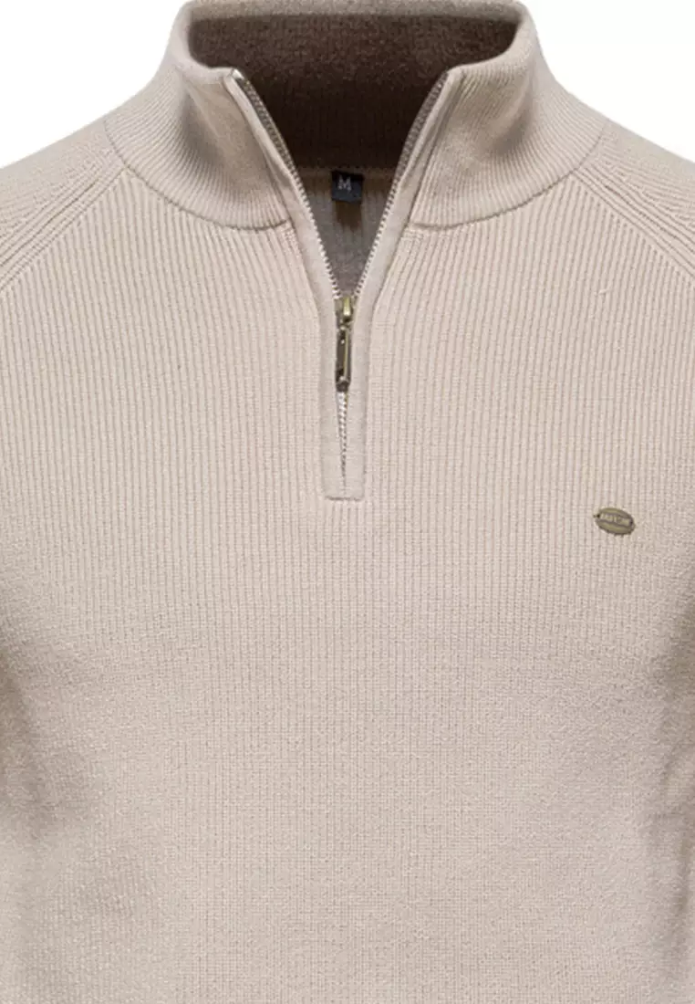 Stand Collar Slim Fit Sweater AX-Y832