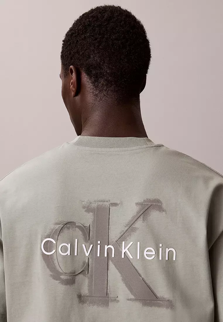 Oversized Embossed Monogram Tee - Calvin Klein Jeans