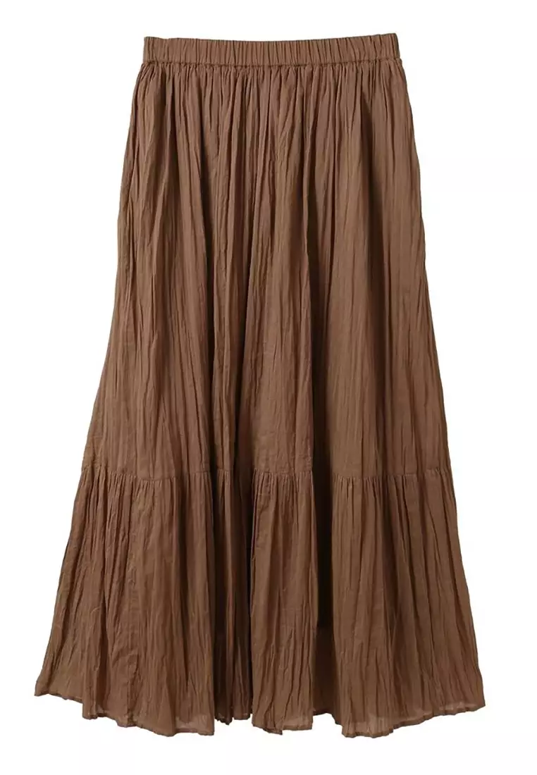 American Holic - Yanagi Crinkle Tiered Skirt