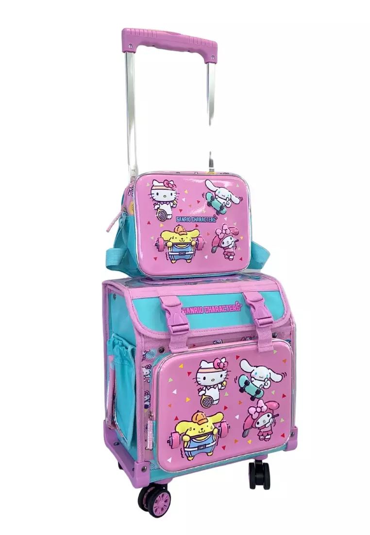 Hello kitty trolley bag deals