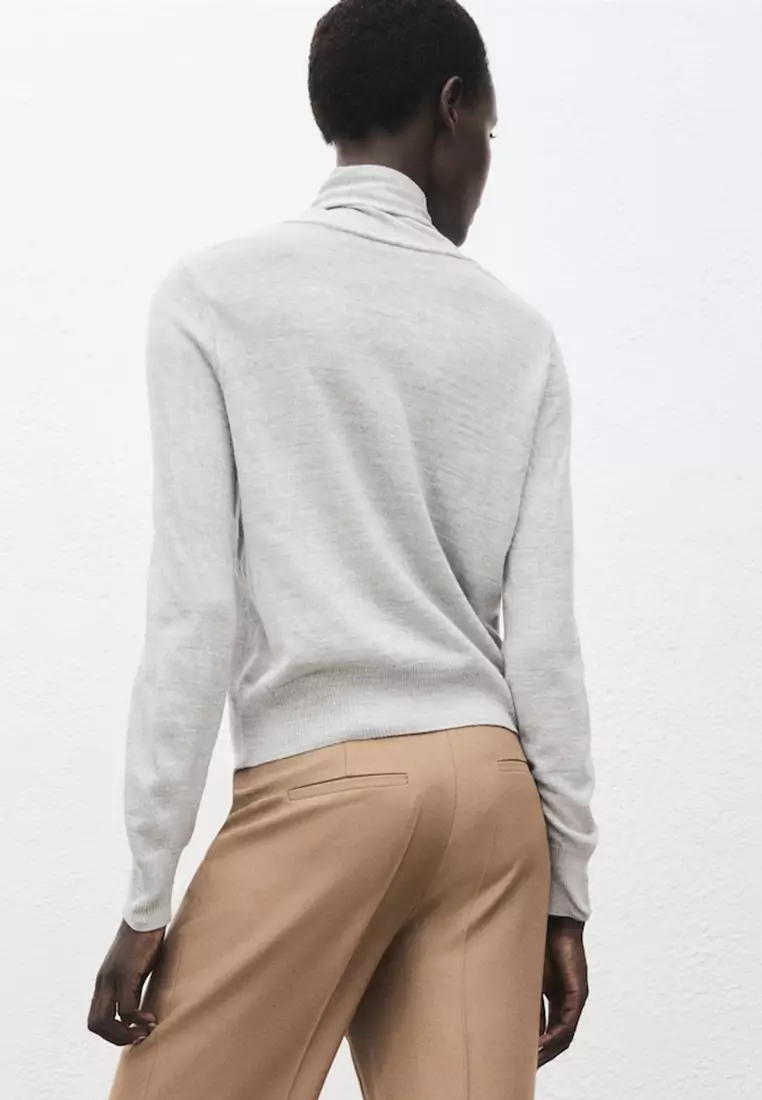 Turtleneck Sweater With Knot