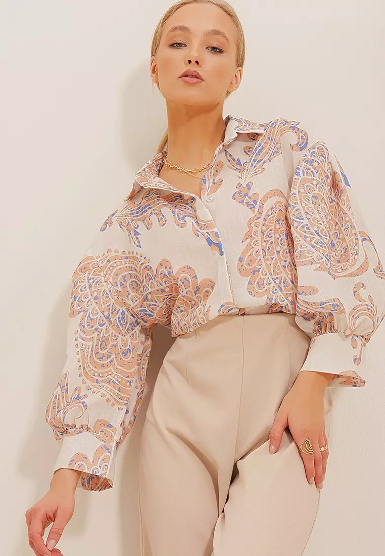 Patterned Woven Shirt