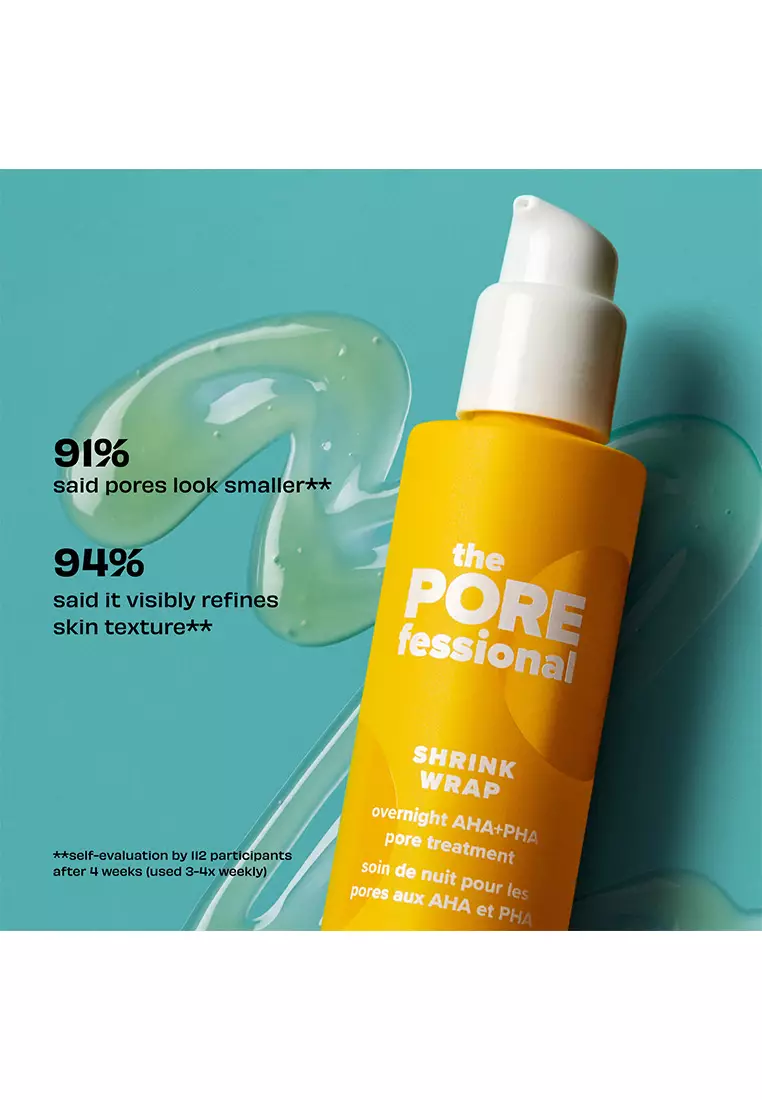 NEW! Benefit - The POREfessional Shrink Wrap 50ml - overnight AHA+PHA pore treatment