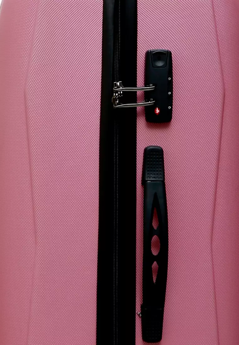 Gavriel Koper Jumbo Size 30 Inch Big Compartment Travel Bag Unisex Material Fiber ABS ORIGINAL - Rose Gold