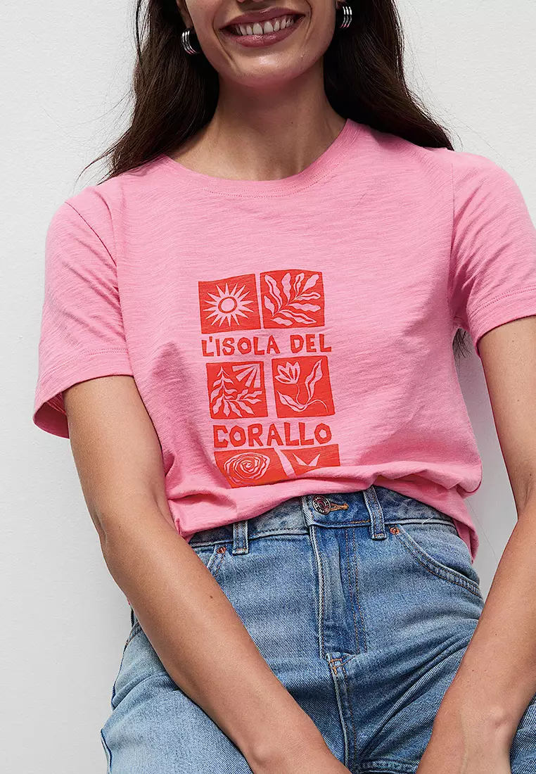 Pure Cotton Printed Graphic T-Shirt