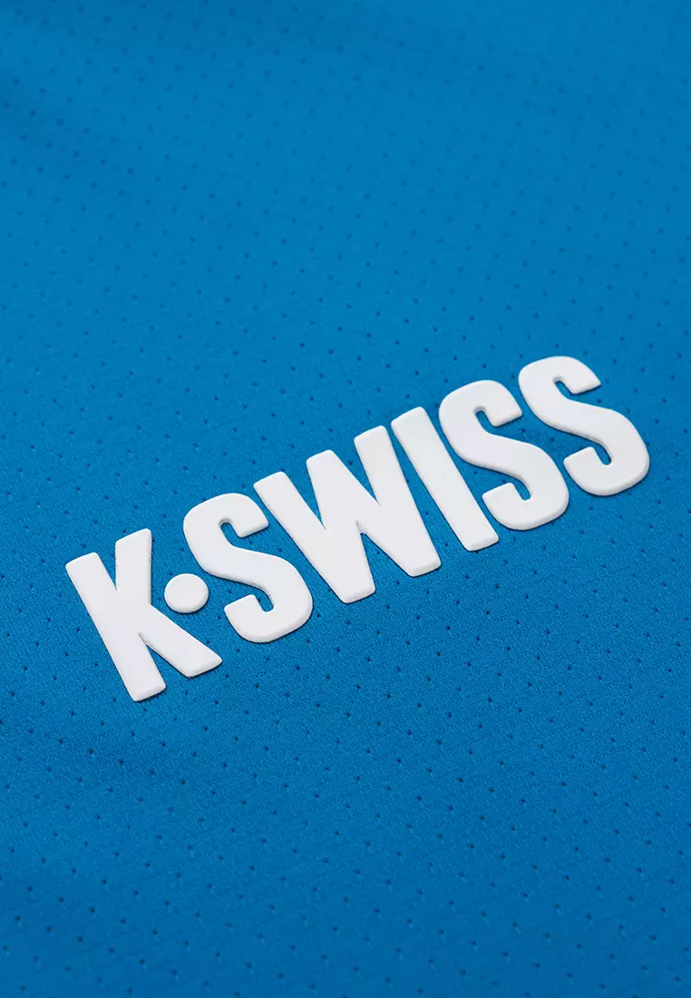 男裝 K-SWISS LOGO 防曬吸汗速乾漸變色網球服 T裇
