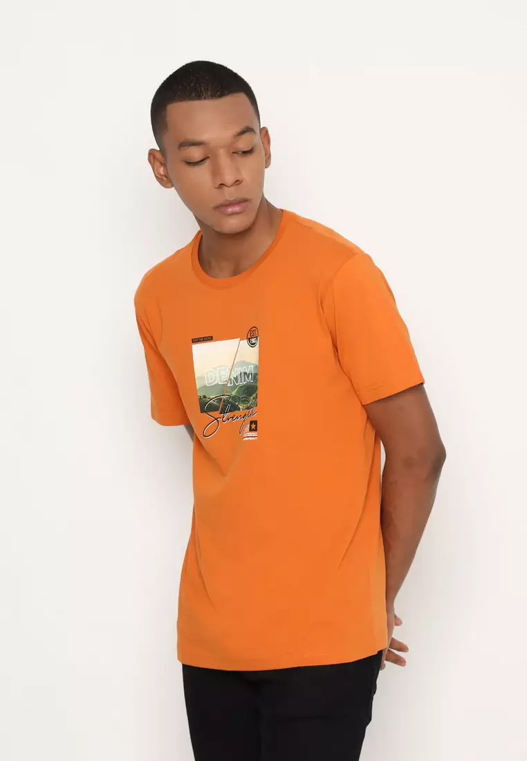 POLICE T-Shirt Cotton Combed Sablon Raster Pria 2073280451
