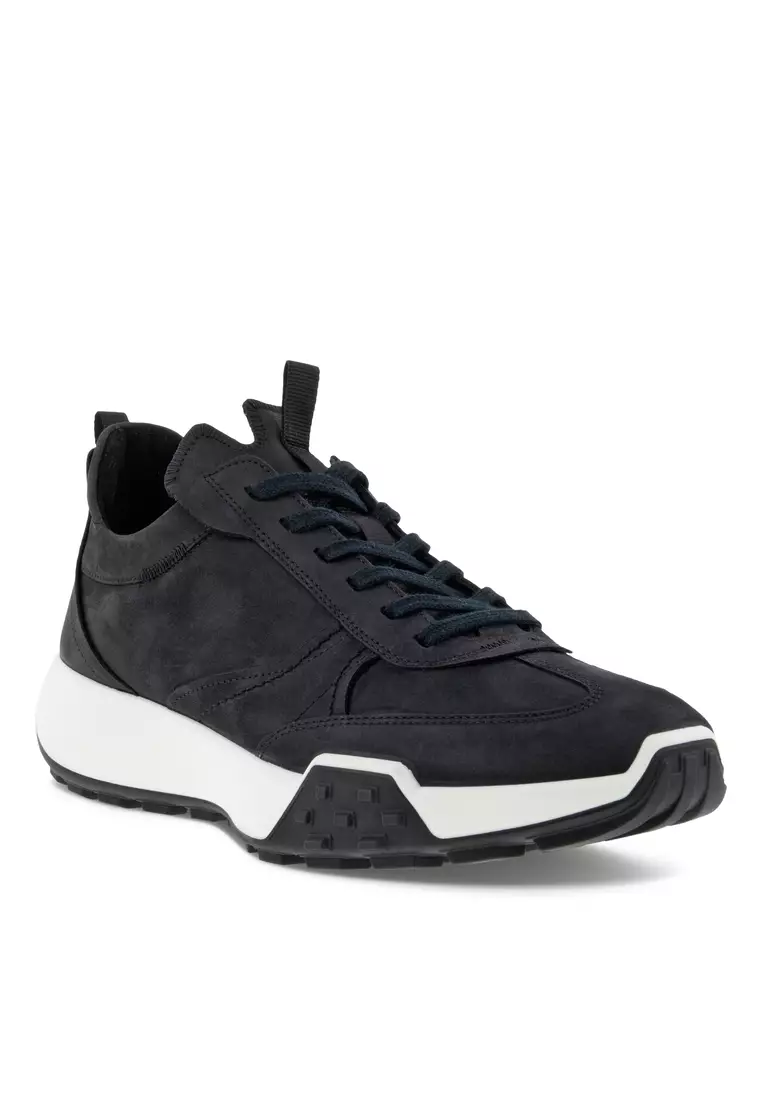 Discount on Ecco  shoes - SKU: Men's Retro Sneaker In Black