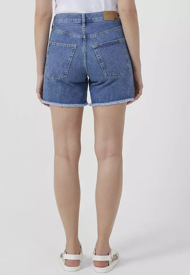 French Connection Piper Recycled Denim Boyfriend Shorts 2024 Buy