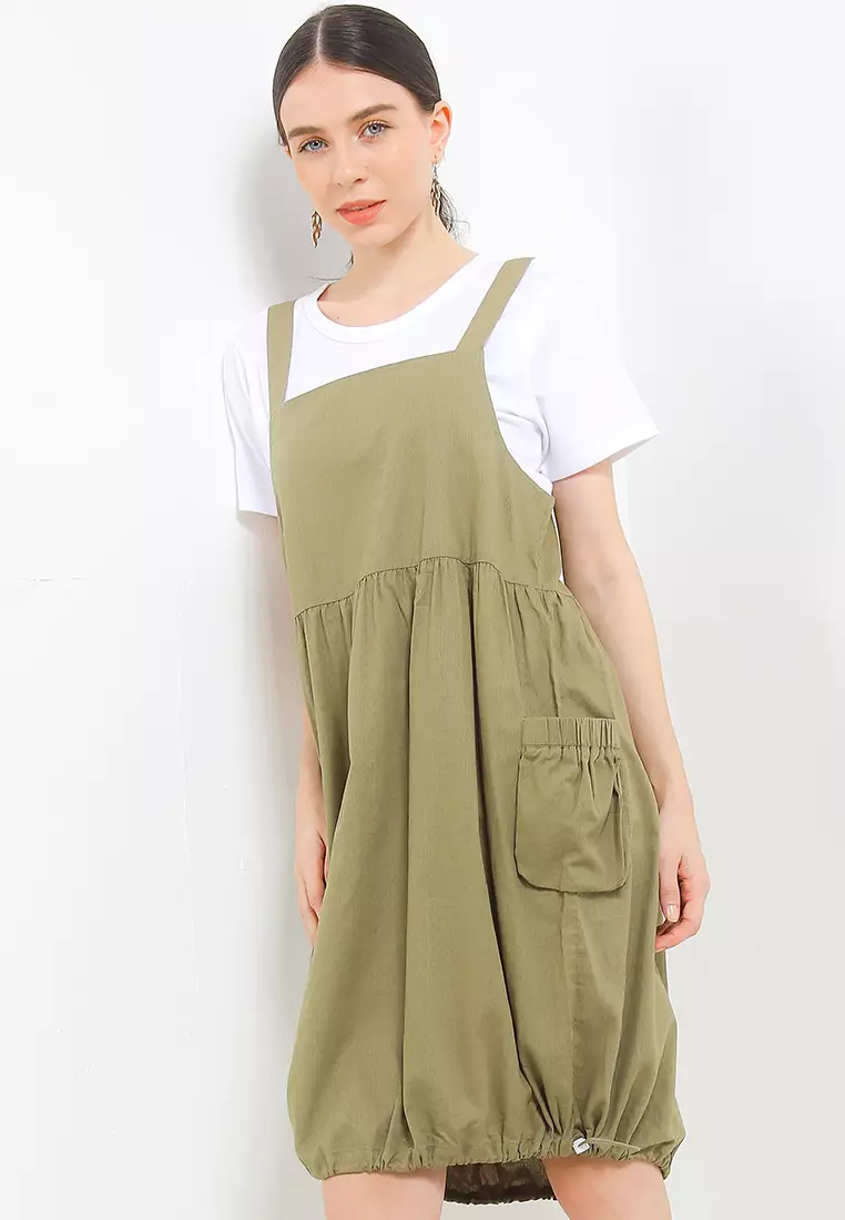 Jual X-EIGHT Overall Rok Couple Ibu Anak - Sally Dresses Original 2025 ...