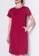 SUB red Women Short Sleeve Slip Dress 1B1C9AA18F8411GS_2
