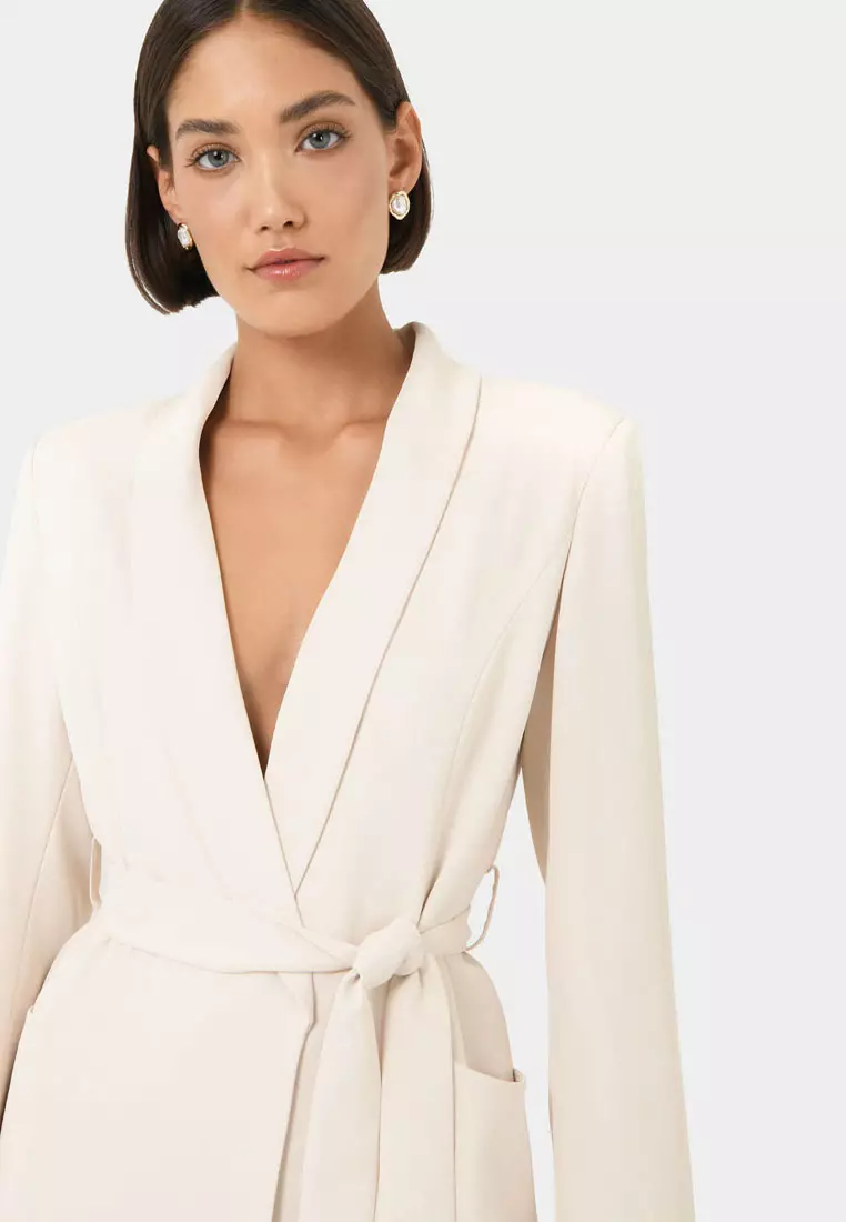 Rain Belted Blazer