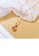 Glamorousky white Fashion and Simple Plated Rose Gold Lucky Bag Pendant with Cubic Zirconia and 316L Stainless Steel Necklace 82C55ACE50CA00GS_3