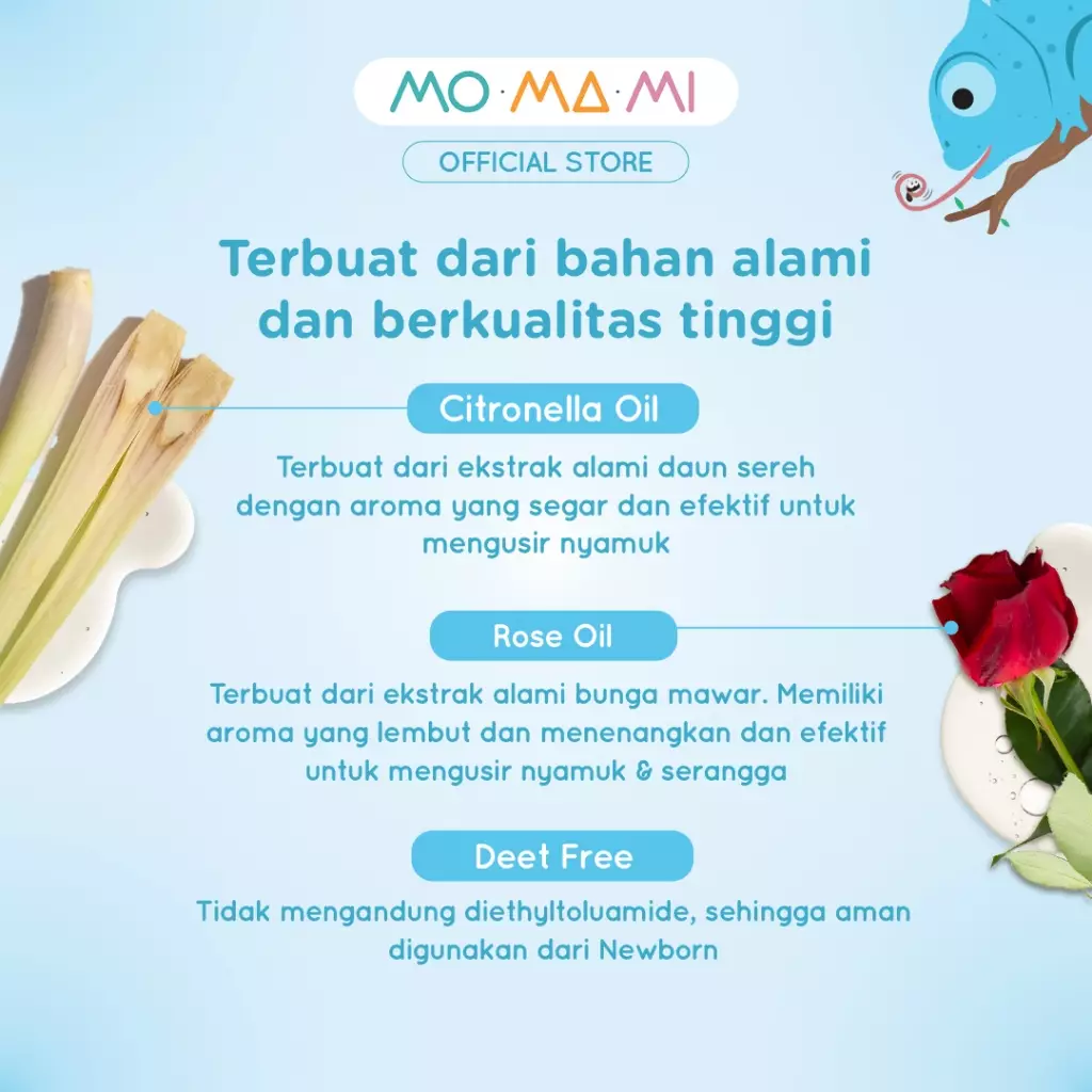 Momami Citronella Mosquito Shield Anti-Repellent Patch - Sticker Anti Nyamuk Anak Bayi