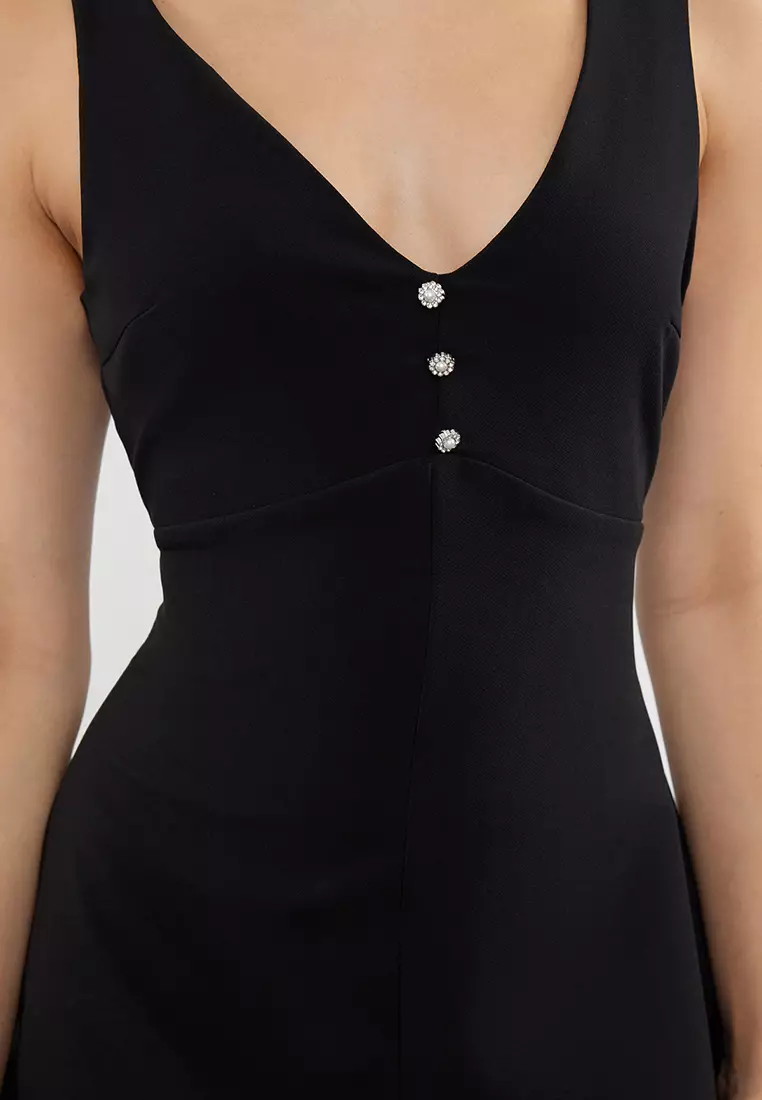 Button and Bow Dress