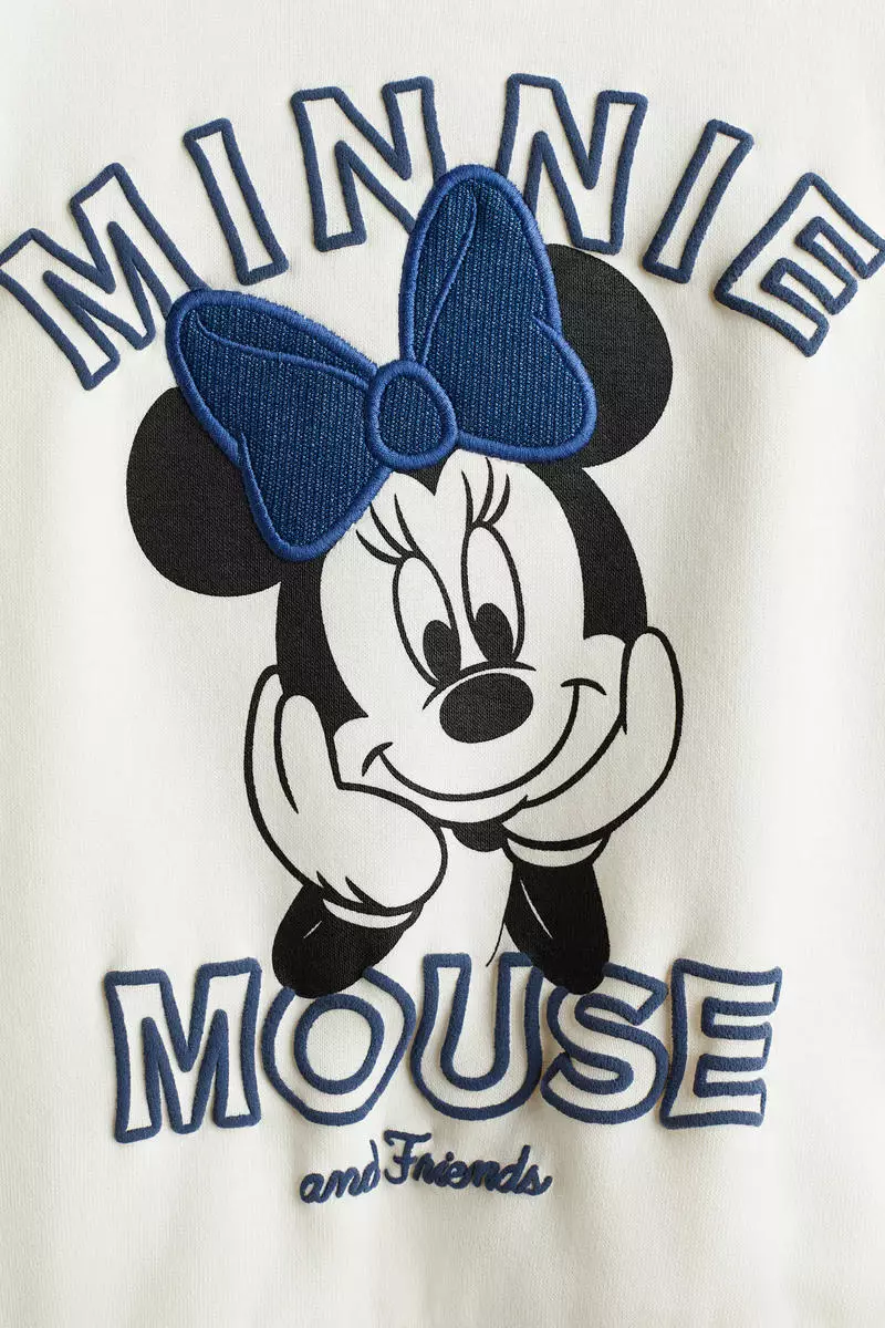 Motif-detail sweatshirt