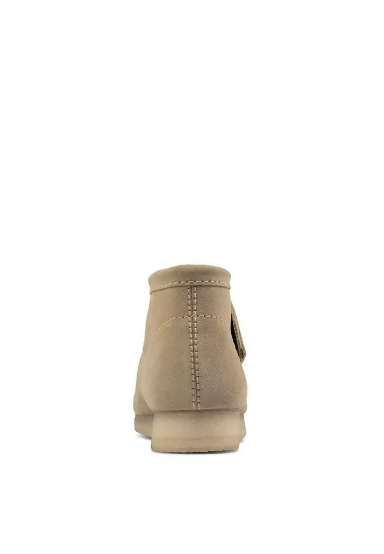 Mens Wallabee Boot Moccasins - Maple Suede
