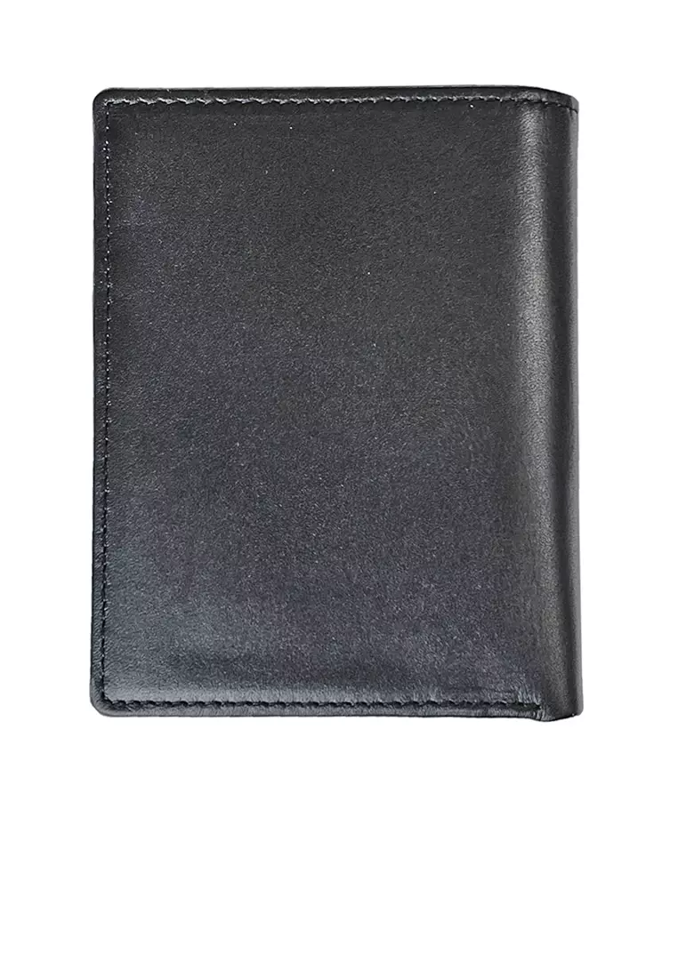 Crocodile 884BY Dompet Pria Men Wallet Leather Kulit Original - Hitam