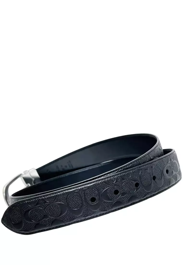Hong Kong belt 38” Vintage Brax Studded Leather Belt: Dark Gray, Silver Buckle  main image 2