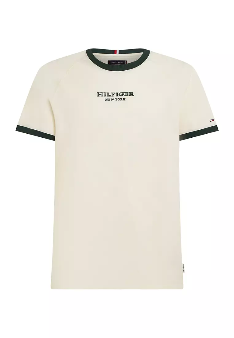 Buy Tommy Hilfiger Men's Monotype Ringer Tee 2024 Online | ZALORA ...