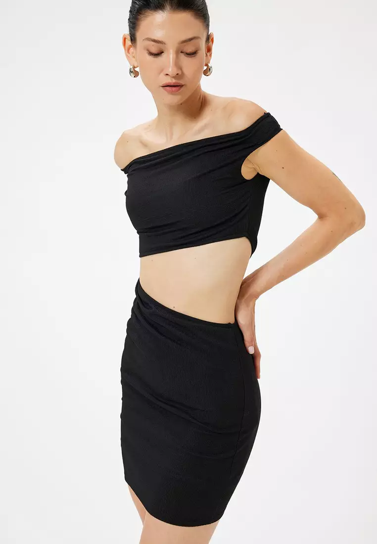 Waist Cut-Out Mini Dress