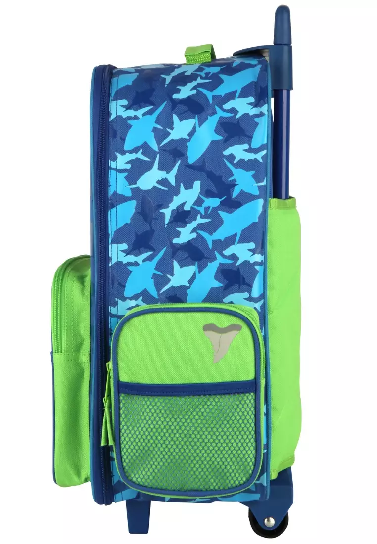 Trolley Bag with Lunch Bag for Kids Shark Lunch Pal 1
