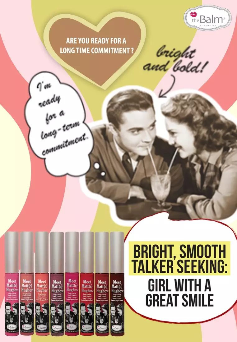 THEBALM Meet Matte Hughes Long Lasting Liquid Lipstick Genuine