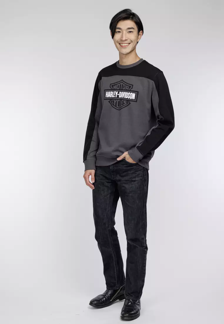 Harley-Davidson Bar & Shield Colorblock Sweatshirt