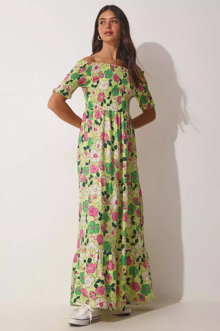 Maxi dresses with deals sleeves online