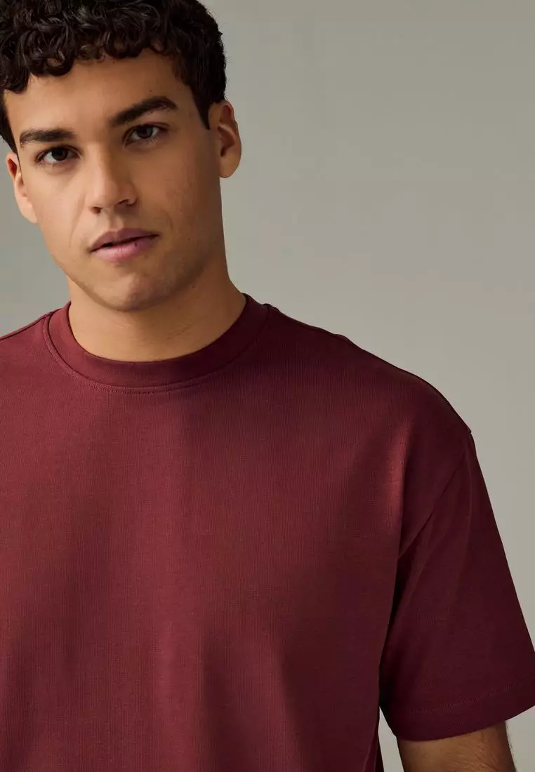 Heavyweight 100% Cotton T-Shirts 3 Pack Relaxed Fit