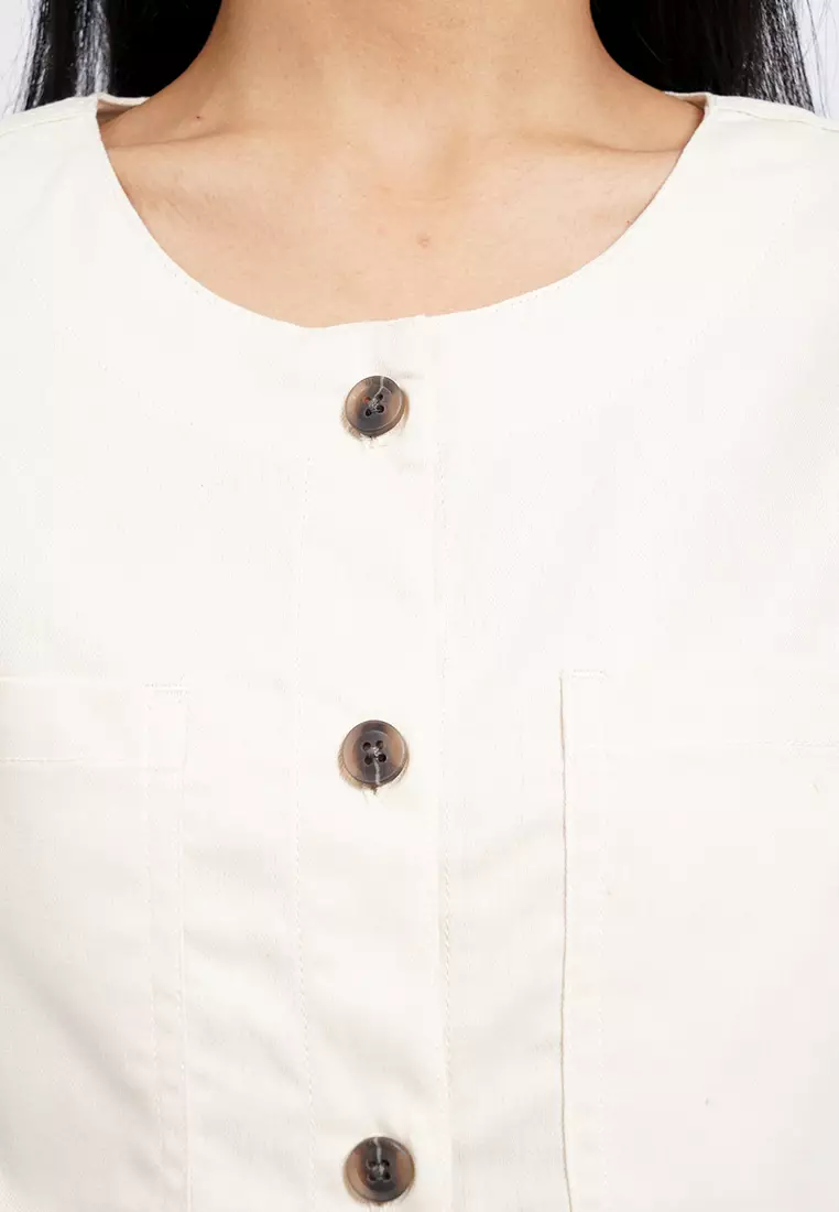Short Sleeve Pocket Boxy Top