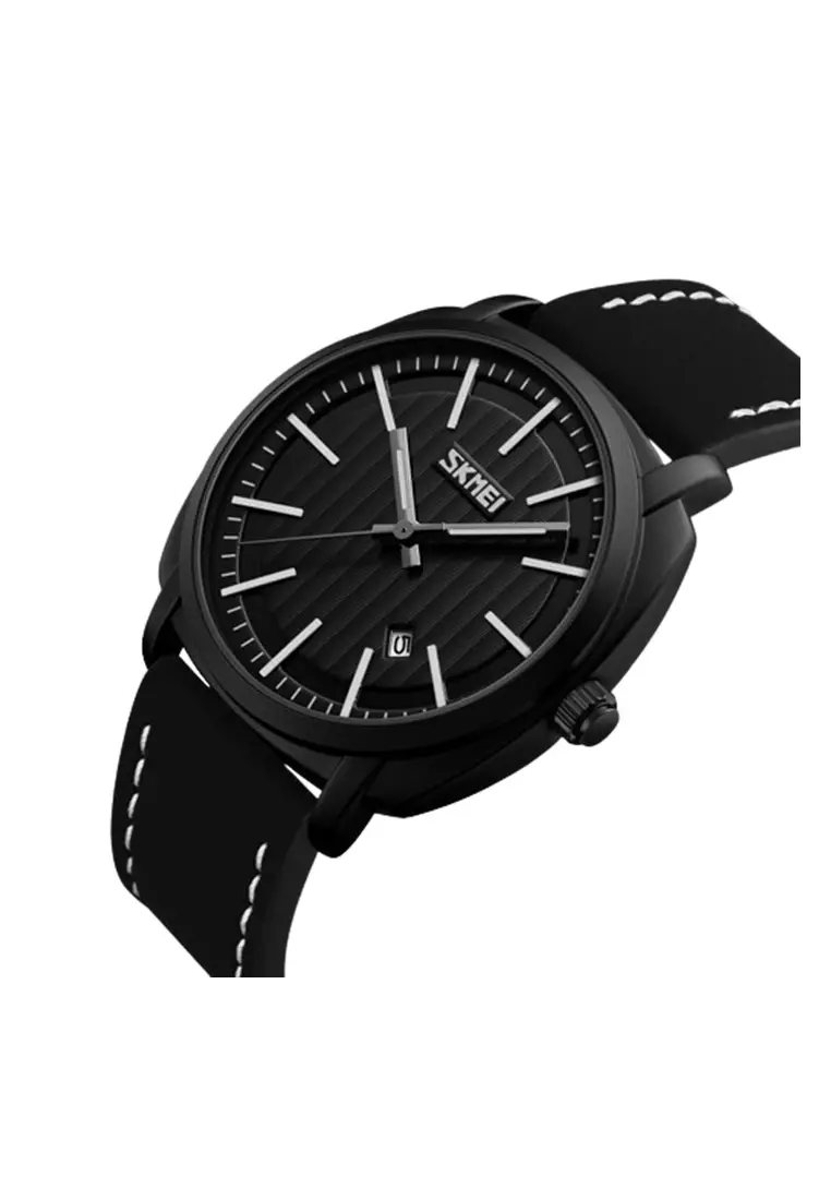 Jam Tangan Pria Analog Date SKMEI 9169 Leather Strap Tahan Air ORIGINAL