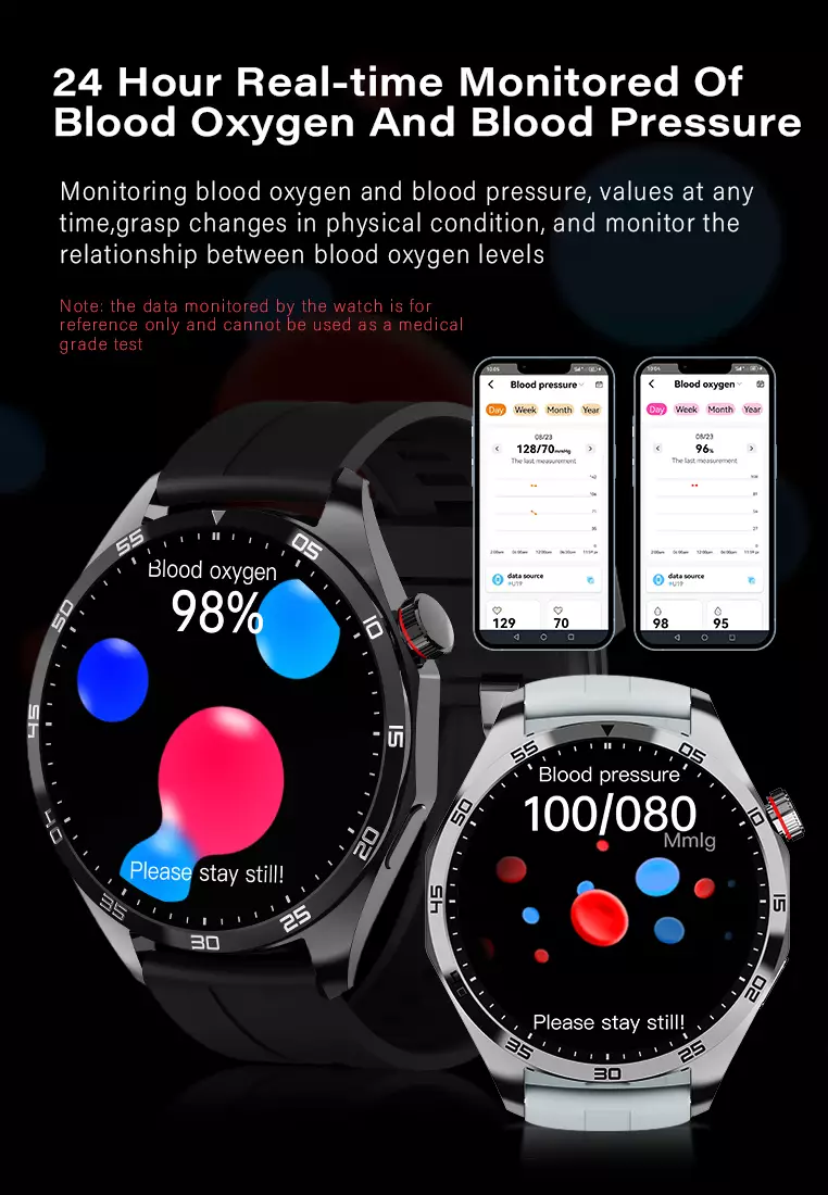 Smart Watch U19 Zinc Alloy Shell Strong Battery Life Health Management Jam Pintar AI Voice Assistant grey