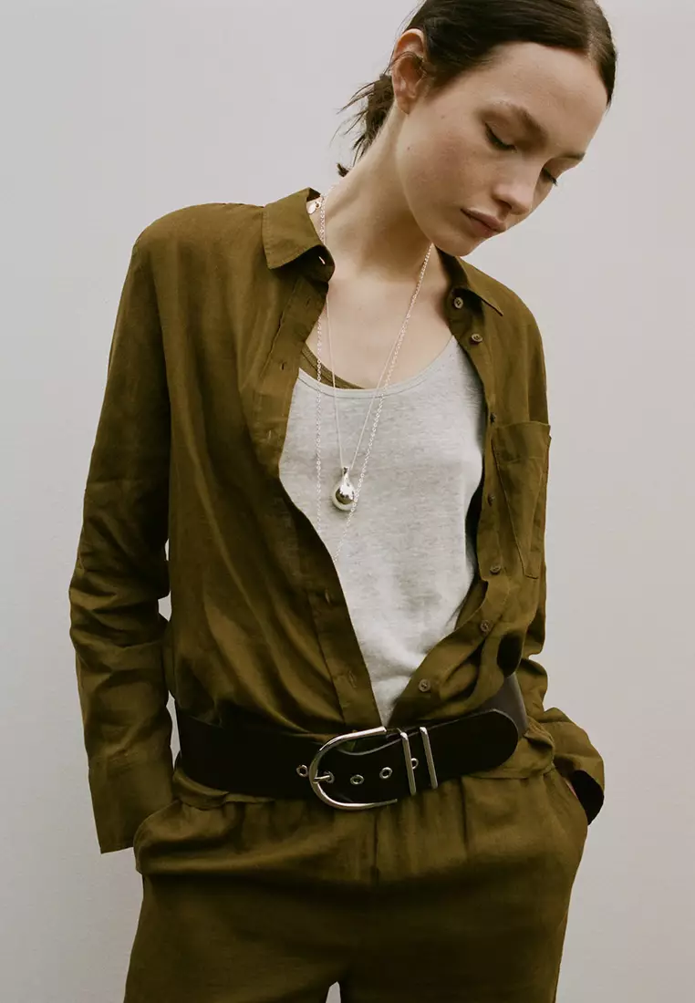 Pocket Linen Shirt