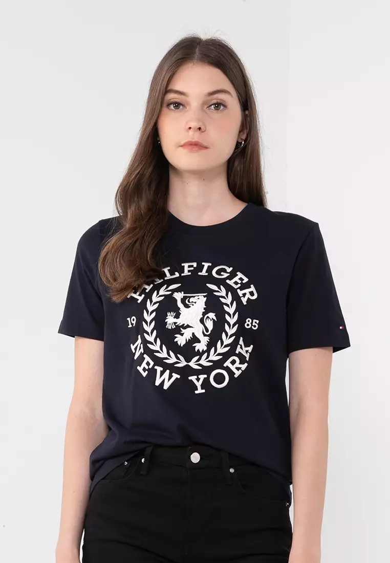 Tommy deals crest tee